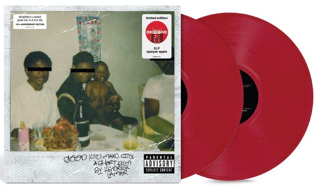 Вінілова платівка Kendrick Lamar - Good Kid, M.A.A.d City. 10th Anniversary (RED VINYL) 2LP