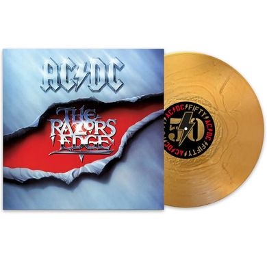 Вінілова платівка AC/DC - The Razors Edge. 50th Anniversary (Gold VINYL LTD) LP