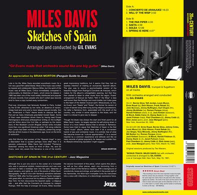 Виниловая пластинка Miles Davis - Sketches Of Spain (VINYL) LP