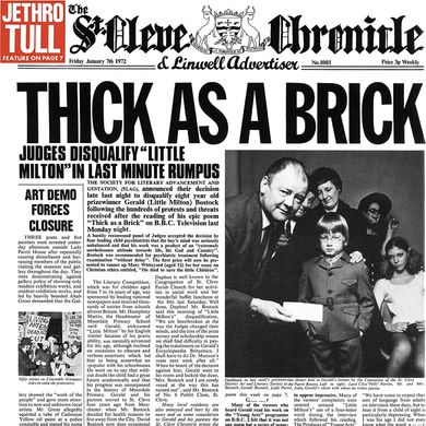 Вінілова платівка Jethro Tull - Thick As A Brick (VINYL) LP