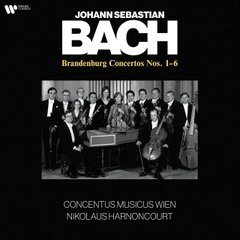Вінілова платівка Johann Sebastian Bach - Concentus Musicus Wien, Nikolaus Harnoncourt. Brandenburg Concertos Nos. 1-6 (VINYL) 2LP